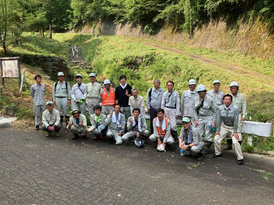 20250708荏沢川草刈り写真3