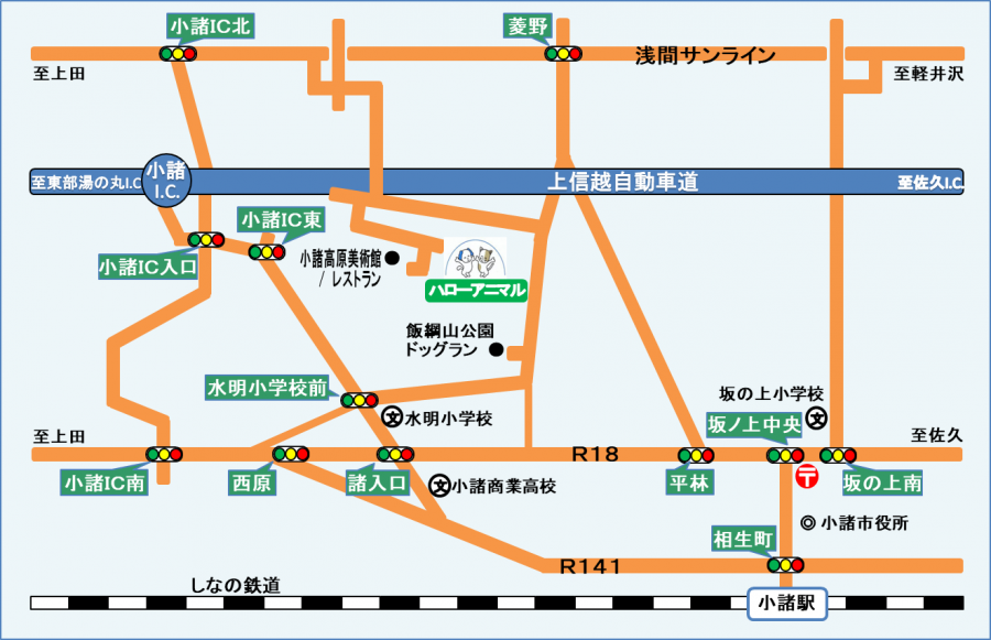 画像：周辺概略図