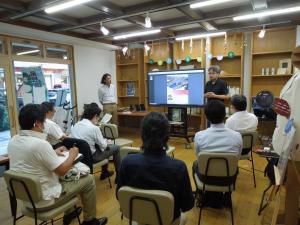 R6高温化₋山カフェ会場の様子