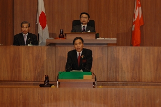 写真：県議会11月定例会開会の様子
