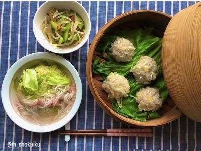 野菜たっぷり中華献立