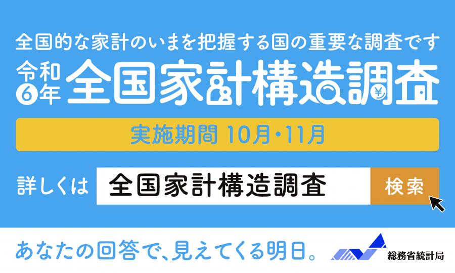 全国家計構造調査バナー